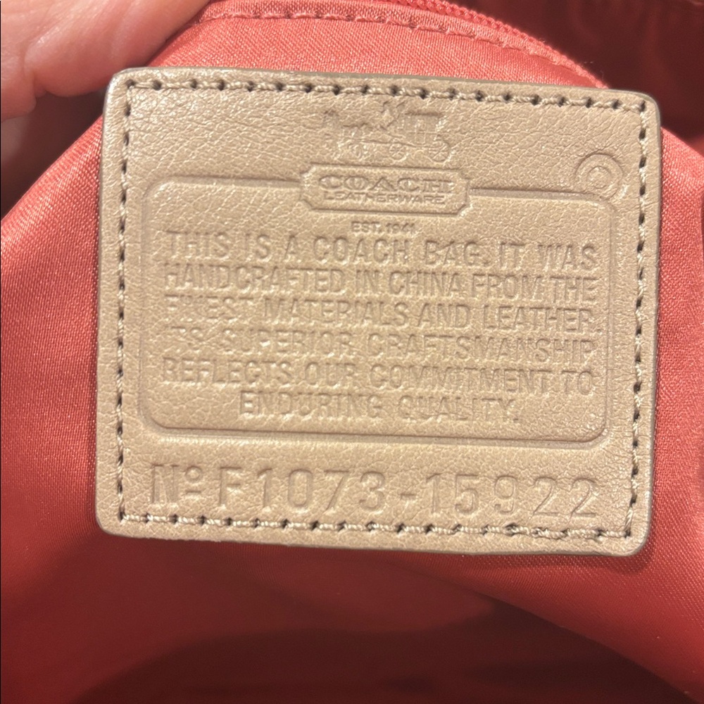 Coach Madison Sophia Satchel in Shimmer Leather - Picture 12 of 12